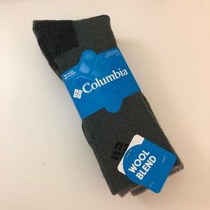 NWT 2 Pack Columbia Wool Blend Socks {Men’s}
